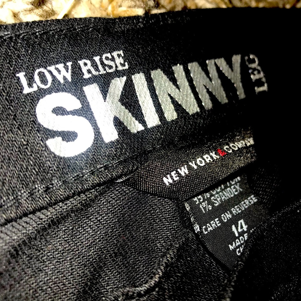 Never Worn Black Skinny Jeans